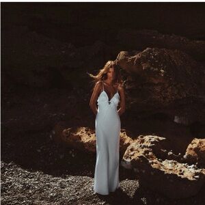 Zara White Backless Dress